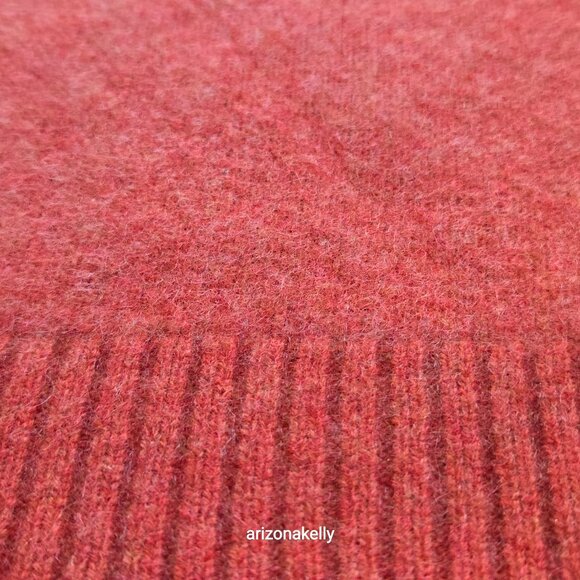 NWOT Tahari Cashmere in Heather Orange Pink - Picture 6 of 16